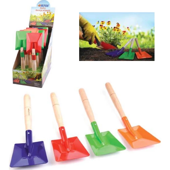 Eltos Mini Bahçe Küreği - Saplı 12x14cm