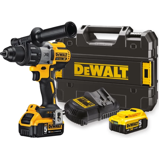 DEWALT DCD 996 P2-QW 18V/5.0Ah Li-on Çift Akülü Kömürsüz Profesyonel Darbeli Matkap