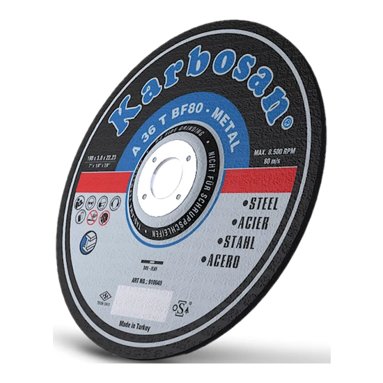 KARBOSAN A 36 T bf80 Metal Kesme Taşı 230*3,0*22 5 ADET